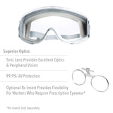 Uvex S39610C Stealth Safety Goggles — Clear Uvextreme Anti-Fog