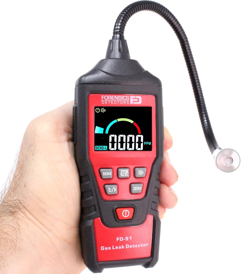 Forensics Detectors Gas Leak Detector (Natural Gas, Propane, Methane, Combustibles)