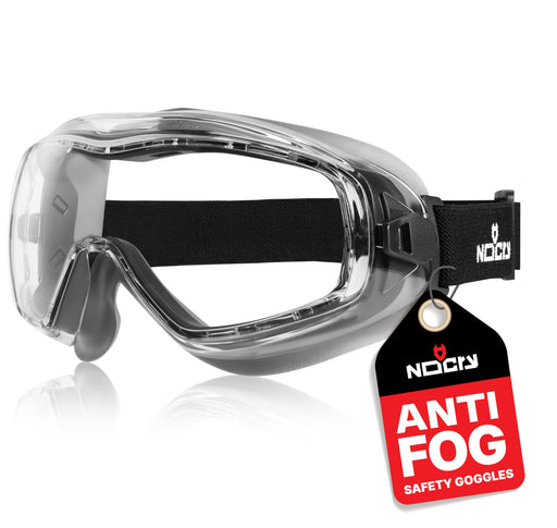 NoCry Anti-Fog Safety Goggles, Vented, Anti-Scratch