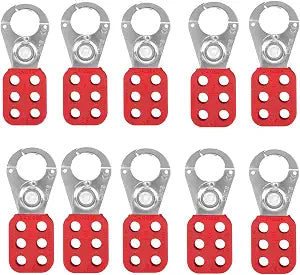 BULANGDI Lockout Hasp, Stainless Steel 1in Jaw, Extended Jaw, 10 Pack