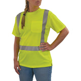 Ergodyne GloWear 8274 Women's Hi-Vis Type R Class 2 Shirt — Lime