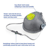 Moldex 2840R95 HandyStrap R95 Respirator — Nuisance OV + Valve