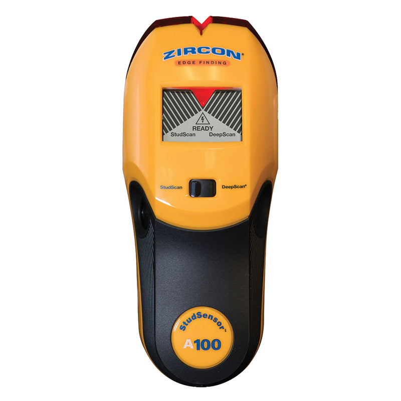 Zircon StudSensor A100 Edge Finding Stud Finder Wall Scanner, Wood and Metal Studs