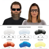 Ergodyne Skullerz DAGR Half-Frame Safety Glasses — ANSI Z87.1+