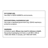 3M 9205+ Aura N95 Particulate Respirator Flat Fold 20-Pack