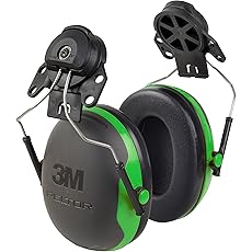 3M PELTOR Hi-Viz Earmuffs H31P3E NRR 25 Cap-Mount