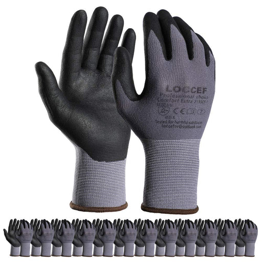 LOCCEF LOCCEF MicroFoam Nitrile-Coated Seamless
