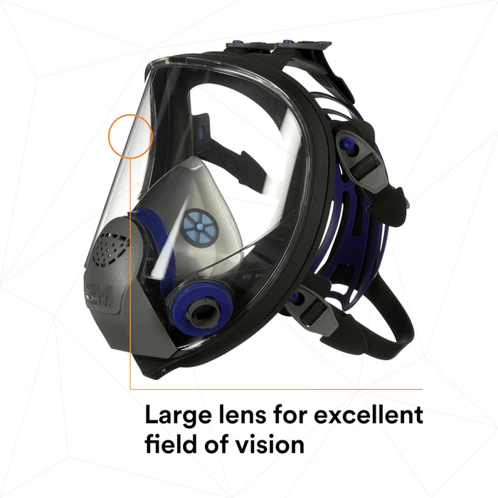 3M FF-403 Full-face safety mask with large lens on a white background