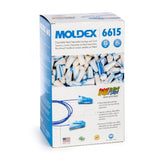 Moldex 6615 SparkPlugs Metal Detectable Corded Foam Earplugs — NRR 33