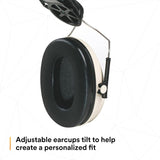 3M PELTOR Optime 95 H6P3E Earmuffs NRR 21 Cap-Mount