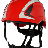 3M SecureFit X5005X-ANSI Red Scotchlite Safety Helmet Class E