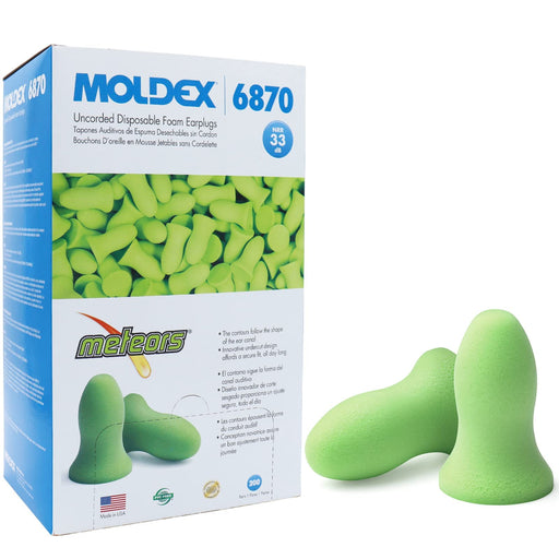 Moldex 6870 Foam Ear Plugs — Uncorded Large NRR 33
