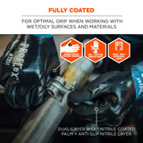 Ergodyne ProFlex 7251 Fully Coated Nitrile Cut Resistant Gloves