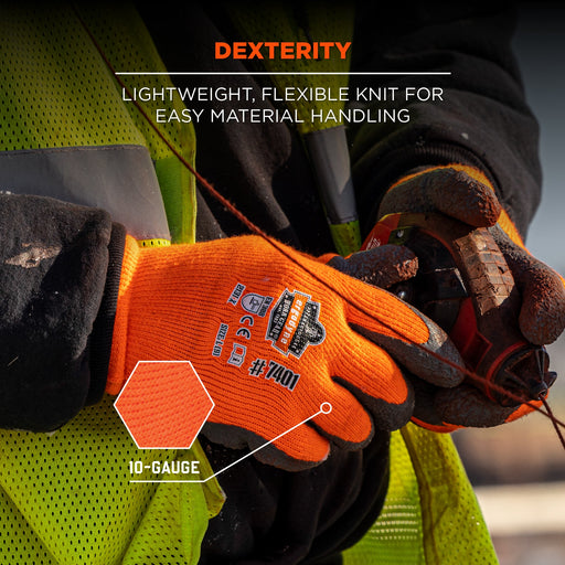Ergodyne ProFlex 7401 Coated Lightweight Winter Work Gloves