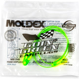 Moldex 6622 Goin' Green Corded Foam Earplugs — NRR 33, 100 Pairs