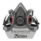 3M 6000 Series Half Mask Respirator 6100 6200 6300