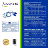Moldex 6415 Rockets Metal Detectable Corded Reusable Earplugs — NRR 27dB, 50 Pairs