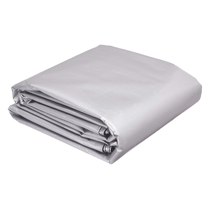 AmazonCommercial Multi Purpose Waterproof Poly Tarp, 12 x 25 ft, 16 Mil Thick