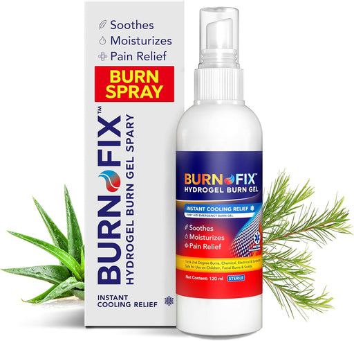Burn-Fix hydrogel burn spray bottle
