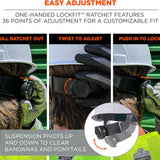 Ergodyne 8968 Skullerz Lightweight Vented Full Brim Hard Hat — Class C