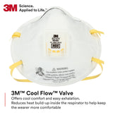 3M 8210V N95 Disposable Respirator with Cool Flow Valve