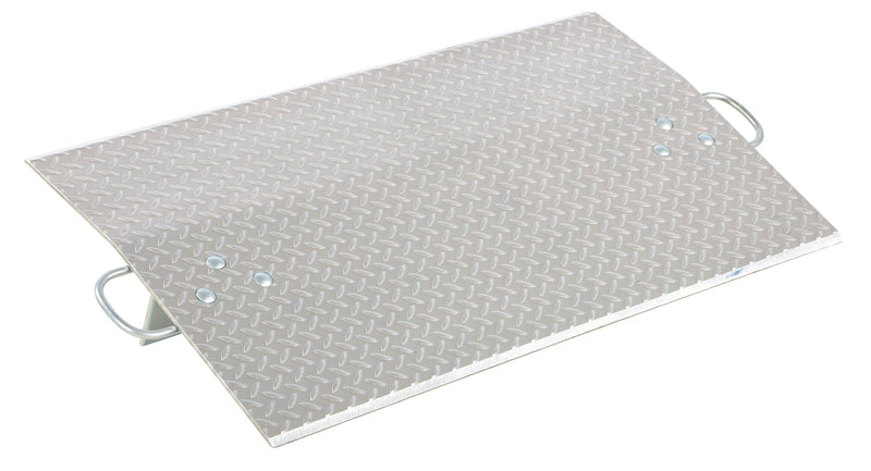 Vestil E-3624 Aluminum Economizer Dock Plate, Usable 36 in x 24 in, 3/8 in Plate Thickness