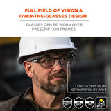 Ergodyne 55104 Skullerz OSMIN Over-the-Glasses Safety Glasses — ANSI Z87.1+