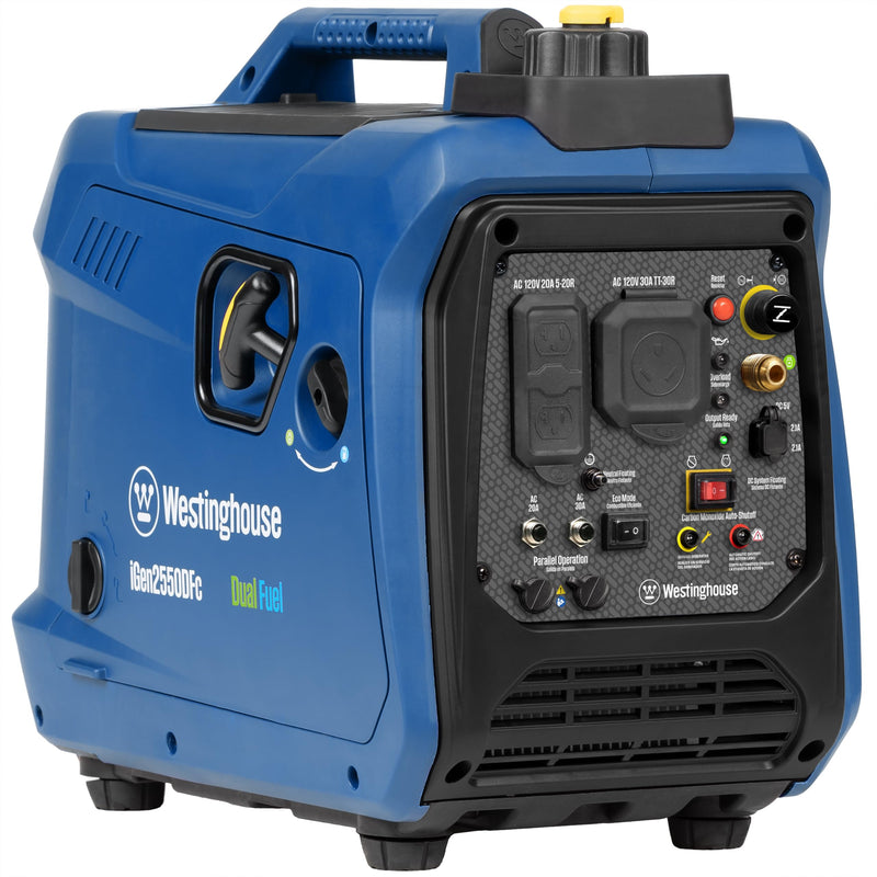 Westinghouse 2550 Peak Watt Super Quiet Portable Inverter Generator, RV Ready 30A, CO