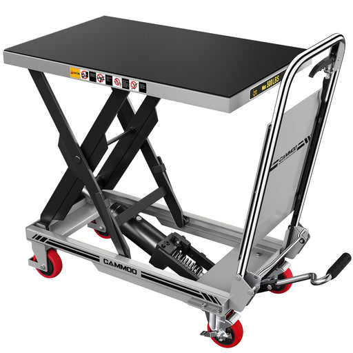 CAMMOO CAMMOO Hydraulic Lift Table Cart, 500 lb