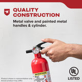 Kidde B0CB9GFZ9M Basic Fire Extinguisher — Single-Use 5BC