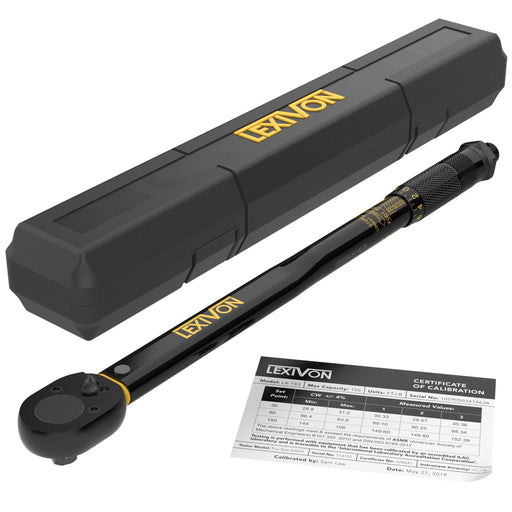 LEXIVON LEXIVON LX-183 Torque Wrench, 1/2-Inch D