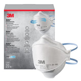3M 9205+ Aura N95 Particulate Respirator Flat Fold 20-Pack