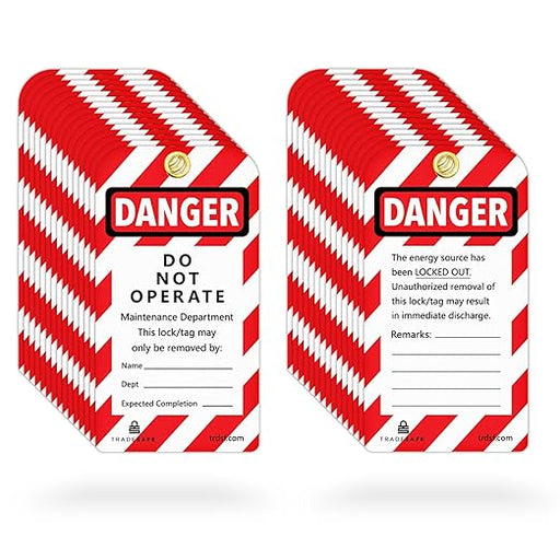 TRADESAFE Lockout Tags DANGER Do Not Operate lockout tags