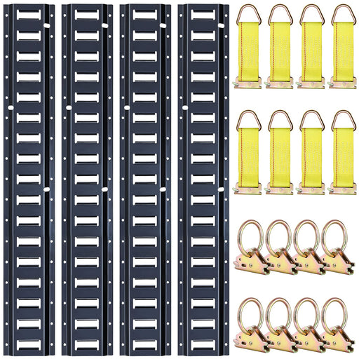 Trekassy Trekassy 4ft E Track Tie-Down Rail Kit f