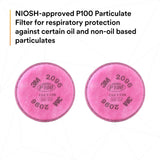 3M 2096 P100 Respirator Filter Nuisance Acid Gas