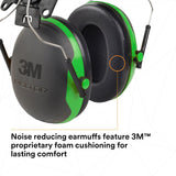 3M PELTOR X1P3E Cap-Mount Earmuffs NRR 22
