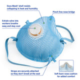 Moldex 2300N95 N95 Disposable Respirator with Exhale Valve