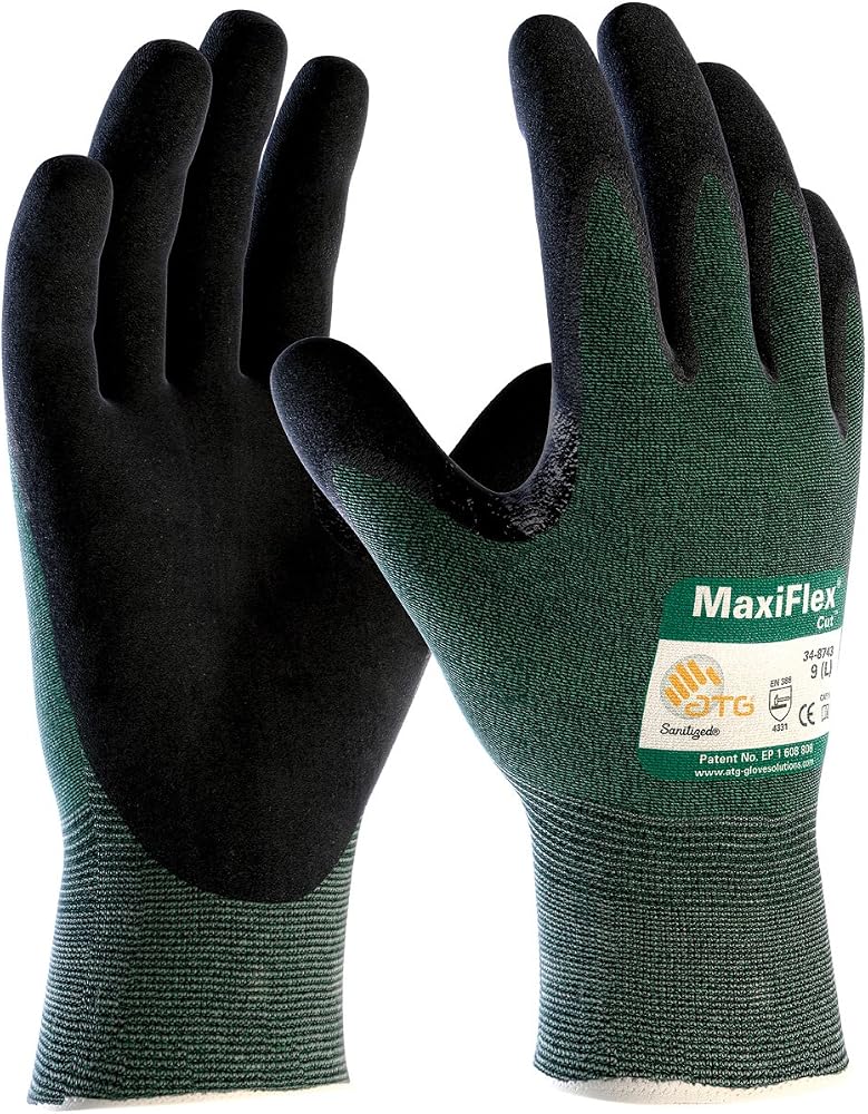 PIP MaxiFlex Cut 34-8743 ANSI A2 Cut-Resistant Nitrile-Coated Gloves