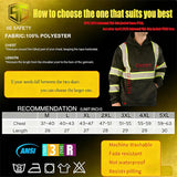 Sesafety B0CBZ7WBBT Class 3 Hi-Vis Pullover Hoodie — Black Trim