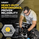 SAS Safety 66517 Raven Nitrile Disposable Gloves — Medium