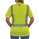 Ergodyne GloWear 8274 Women's Hi-Vis Type R Class 2 Shirt — Lime