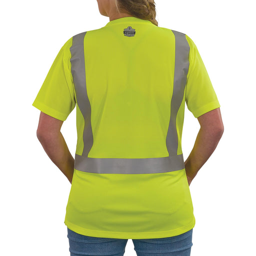 Ergodyne GloWear 8274 Women's Hi-Vis Type R Class 2 Shirt — Lime