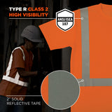 Ergodyne GloWear 8282 Hi-Vis Type R Class 2 Short Sleeve Shirt — Orange