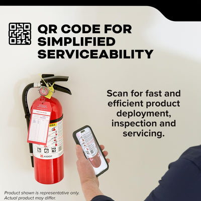 Kidde B0F4DZ7FM9 Commercial Fire Extinguisher Rechargeable 2A10BC