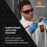 KleenGuard 65336 V30 Nemesis Safety Glasses — Smoke Anti-Fog Foam Gasket