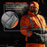 Ergodyne GloWear 8377 Hi-Vis Type R Class 3 Bomber Jacket — Orange