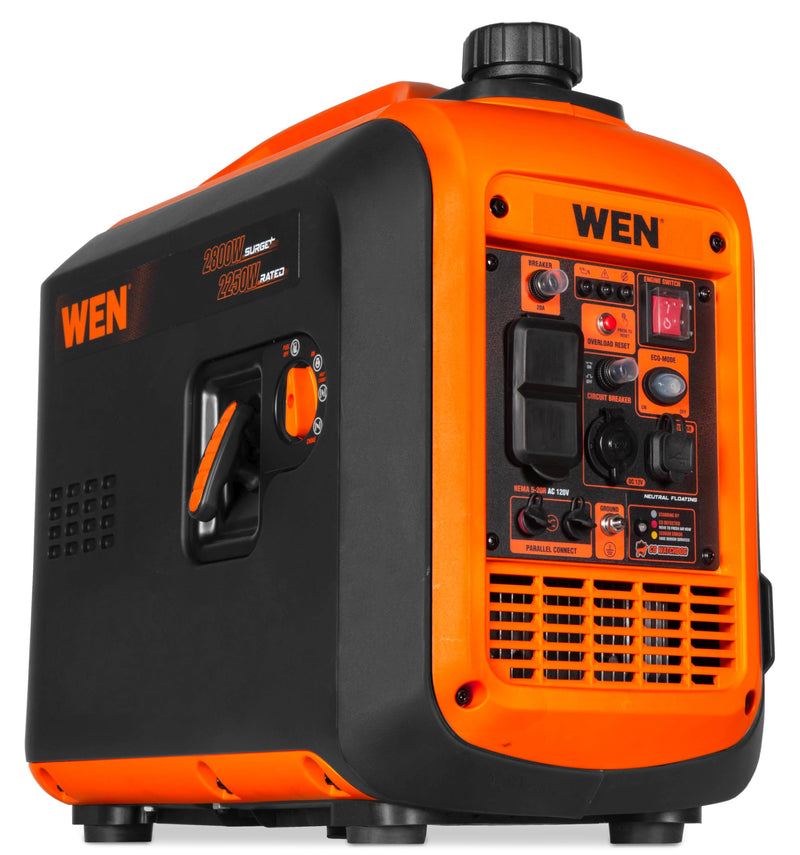 WEN 2800-Watt Inverter Generator, Quiet, Portable and Lightweight with Fuel Shut Off and