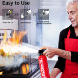 AmzBoom B0DH5CM2CC Fire Extinguisher 2-Pack — With Mounting Brackets
