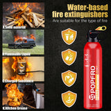POPFRO B0CBR6SCRX 4-In-1 Portable Fire Extinguisher — Home Garage And