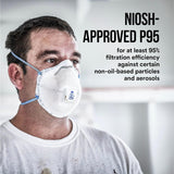 3M 8577 P95 Disposable Respirator Nuisance Organic Vapor Protection with Cool Flow Valve